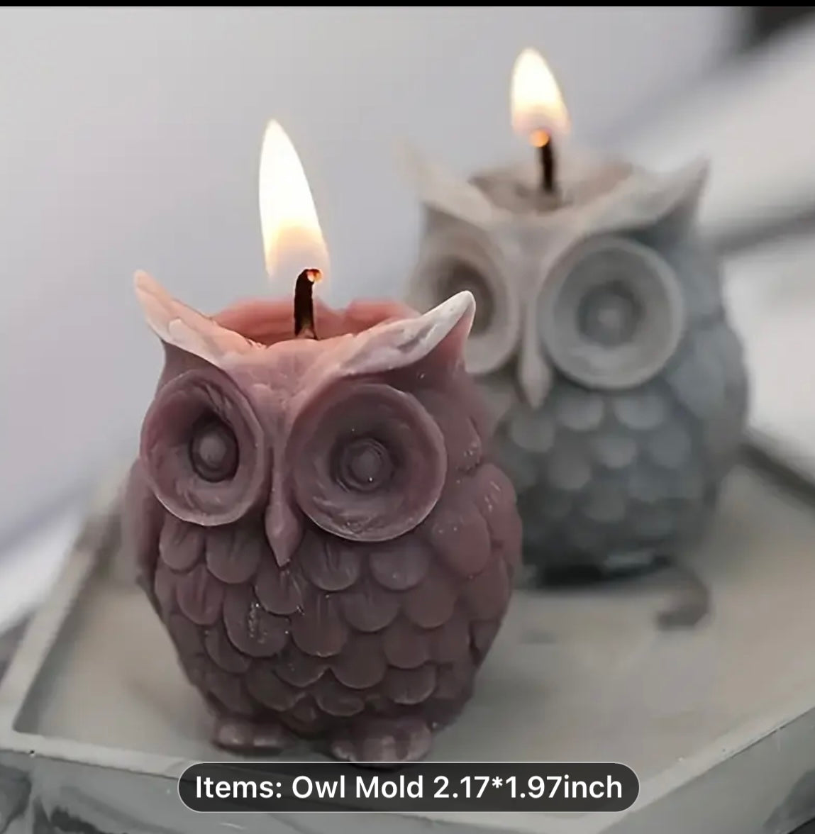 Owl candle