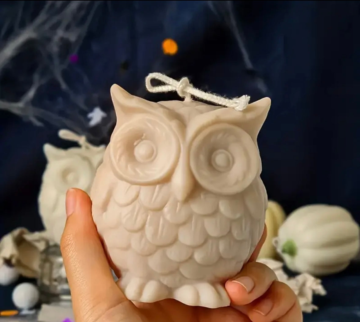 Owl candle