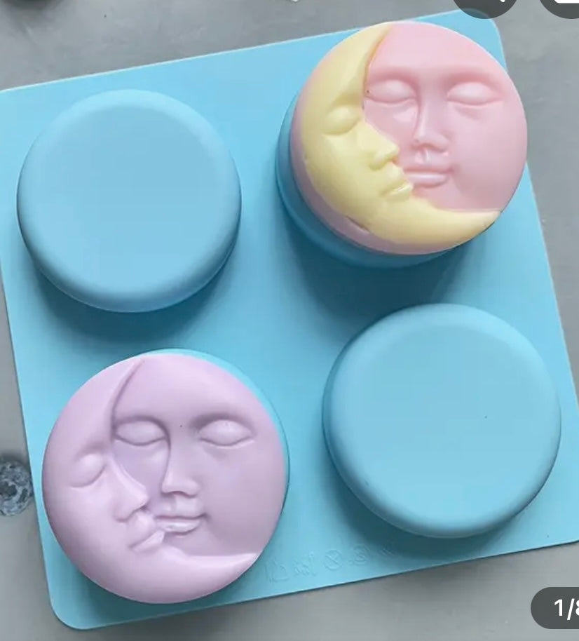 Sun and moon face wax melt