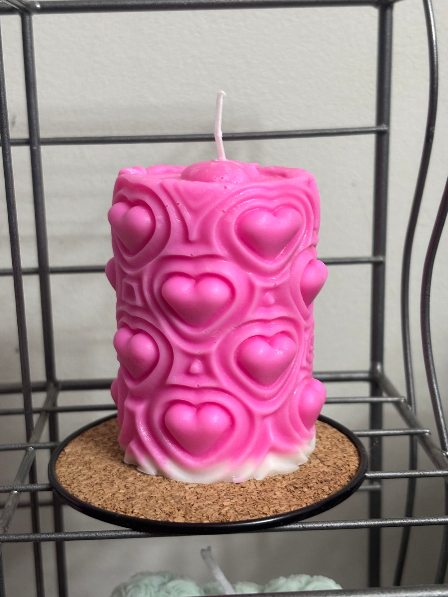 Custom heart candles